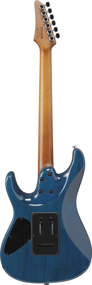 Ibanez AZ24S1F Standard Electric Guitar in Transparent Turquoise Burst