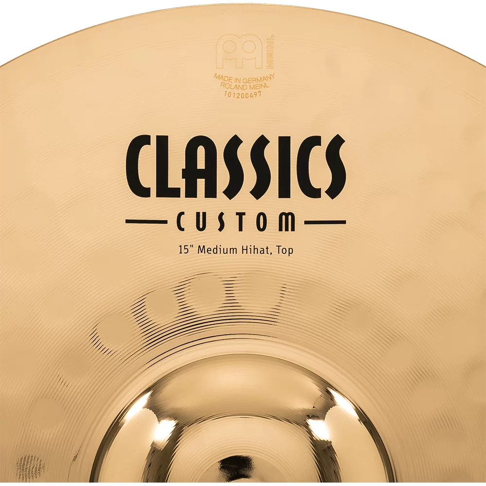 Meinl Cymbals Classics Custom Brilliant 15" Medium HiHats