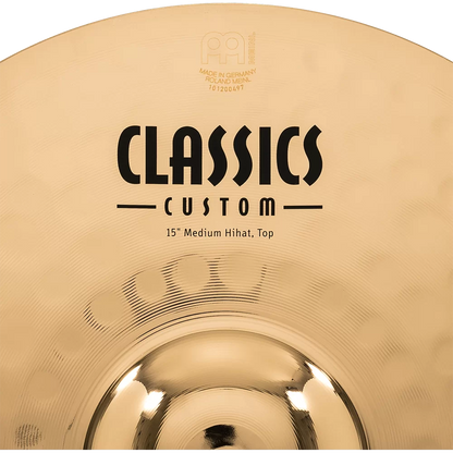 Meinl Cymbals Classics Custom Brilliant 15" Medium HiHats