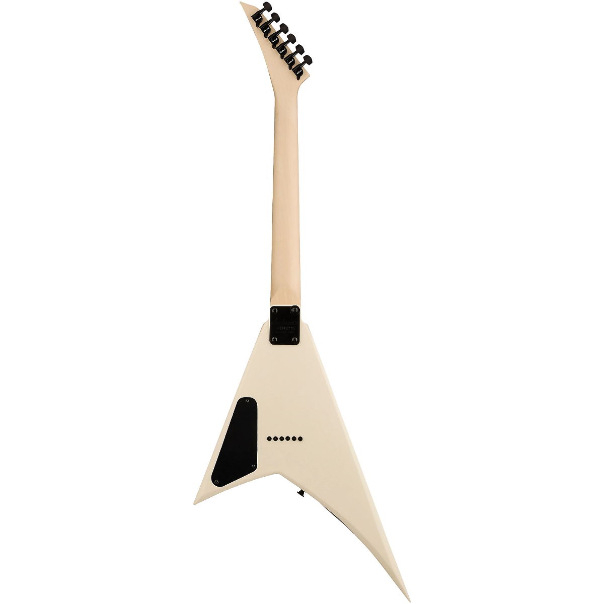 Jackson JS Series RR Minion JS1XM in Snow White with Black Pin Stripes