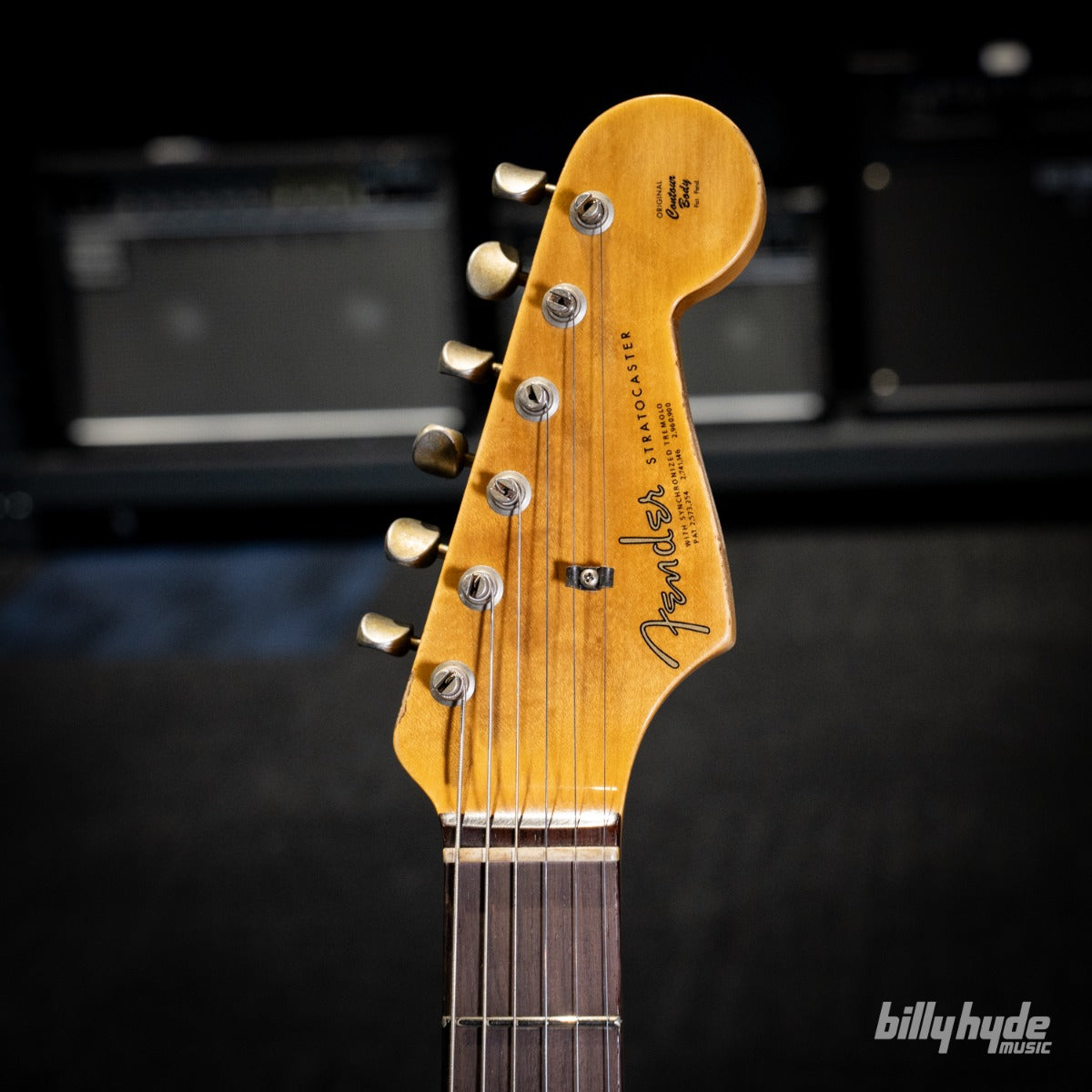 Fender Custom Shop Limited Edition 1964 L-Series Stratocaster Heavy Relic Electric Guitar in Aged Sherwood Green Metallic