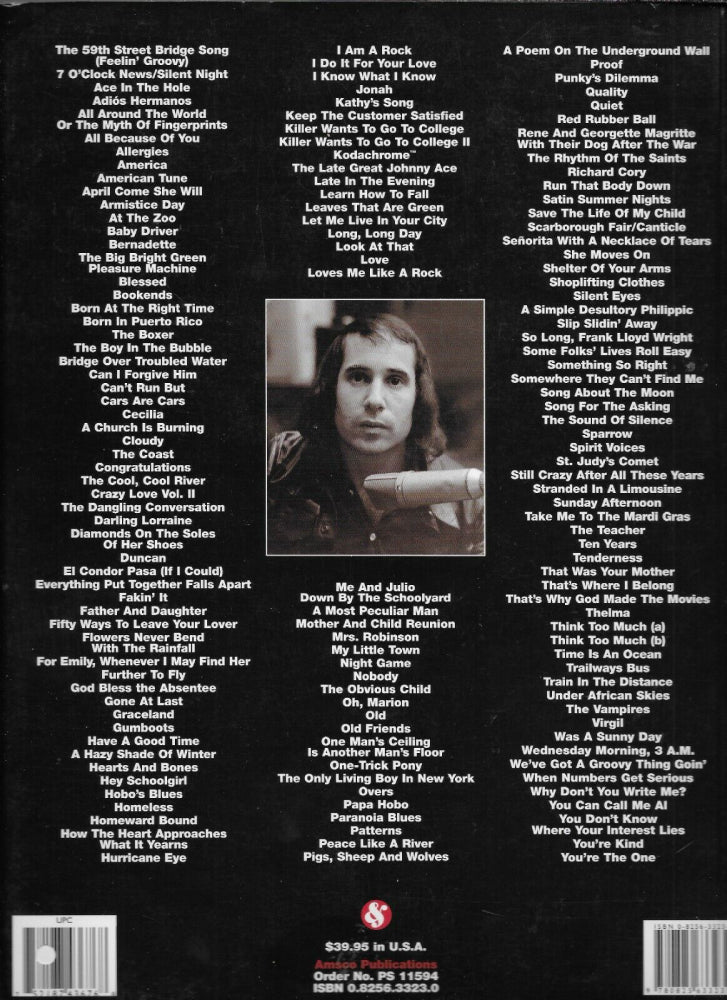 The Definitive Paul Simon Songbook MLC
