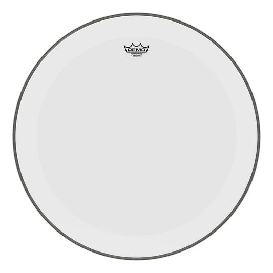 Remo Powerstroke P3 Smooth White No Stripe, Bass Drumhead - 24" - P3-1224-C1