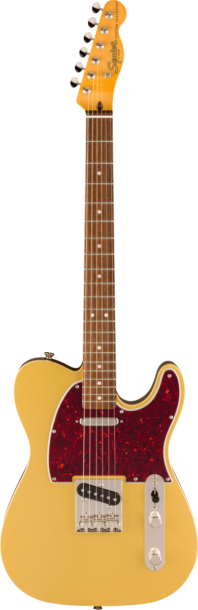 Squier FSR Classic Vibe 60s Custom Telecaster, Laurel Fingerboard, Tortoishell Pickguard in Aztec Gold