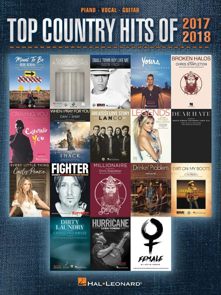 Top Country Hits of 2017 to 2018 PVG