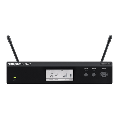 Shure Wireless 1/2R Handheld System BLX2 Tx; SM58 Mic; BLX4R Rx Auto Setup 662-686MHz