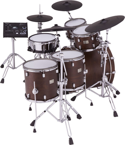 Roland VAD716 V-Drums Acoustic Design Kit in Satin Walnut