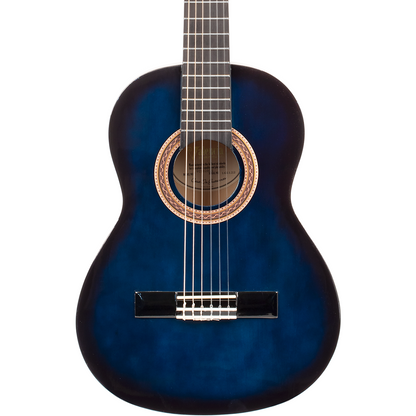 Valencia Series 100 1/2 Size Classical Guitar in Blue Sunburst