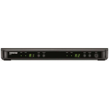 Shure Wireless Dual Lapel Mic System 2 x BLX1 Tx; 2 x CVL-B/C Mic; BLX88 RX; Auto Setup 662-686MHz
