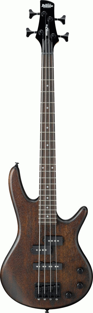 Ibanez Mikro GSRM20B Short scale Electric Bass in Walnut Flat