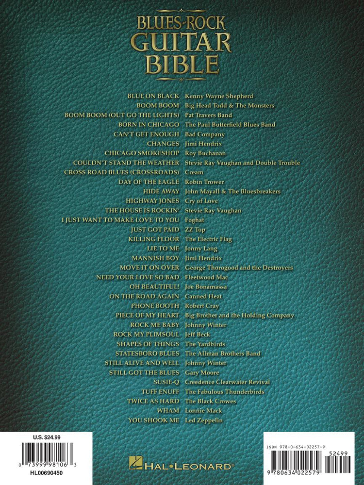 Blues Rock Guitar Bible 2nd Edition Recorded Version Guitar Tab