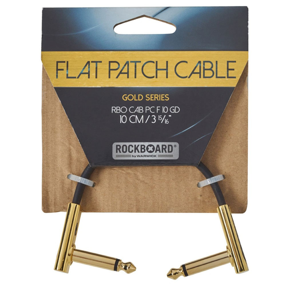 Warwick RockBoard 10 cm Gold Series Flat Patch Cable