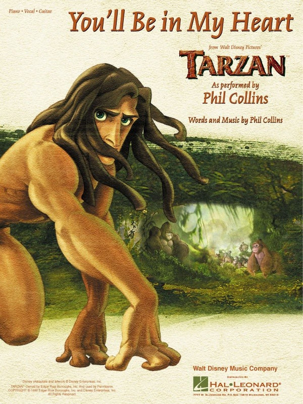 Youll Be in My Heart From Tarzan PVG