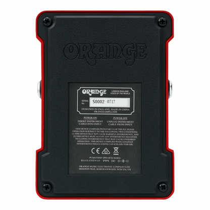 Orange Two Stroke Boost EQ Pedal