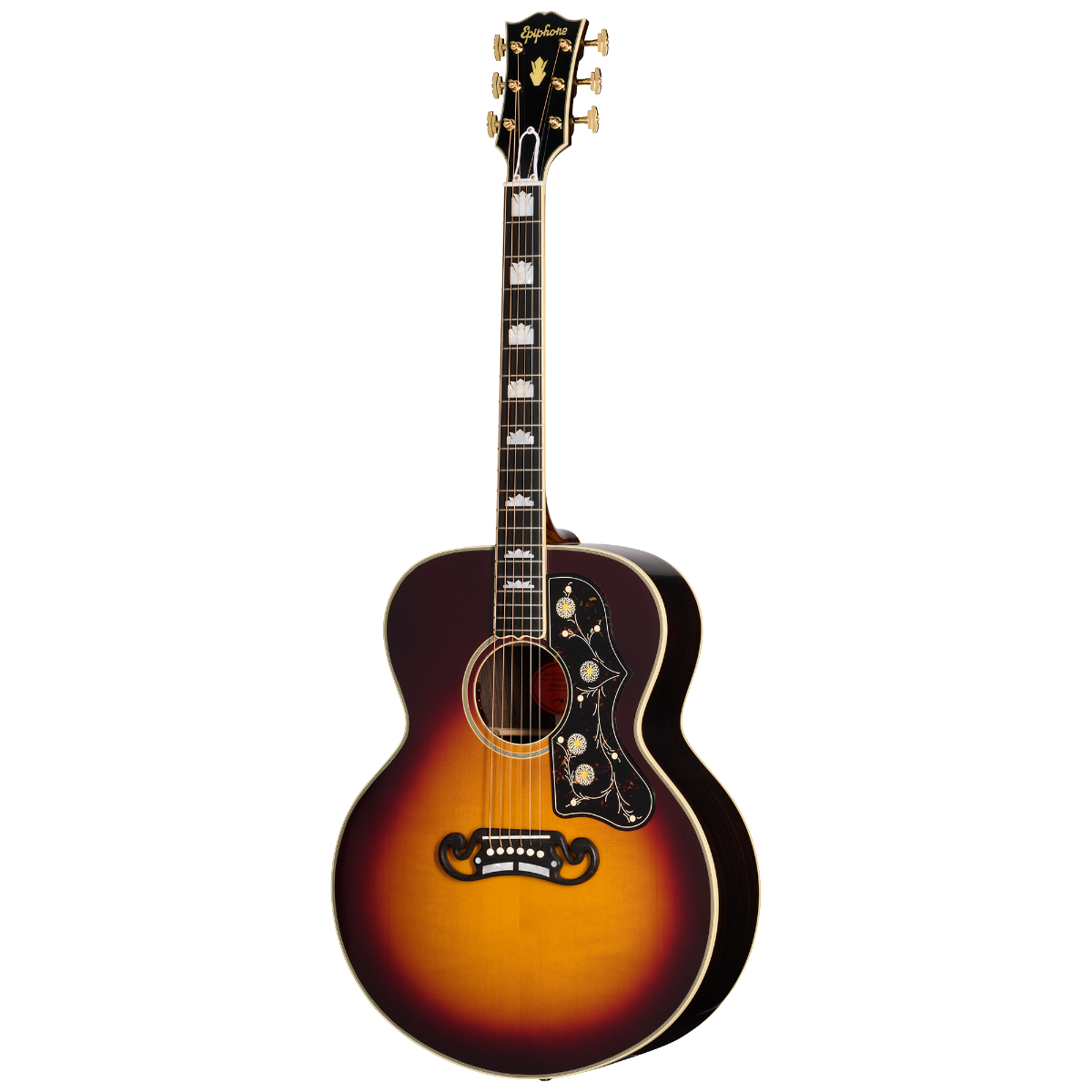 Epiphone Pre War SJ-200  Rosewood Reissue Acoustic Electric Guitar in Vintage Sunburst