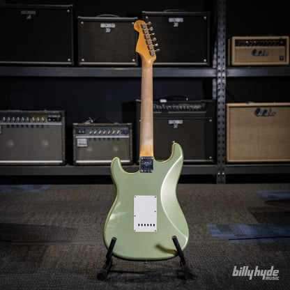 Fender Custom Shop 1959 Stratocaster Journeyman Relic Electric Guitar in Faded Aged Sage Green Metallic