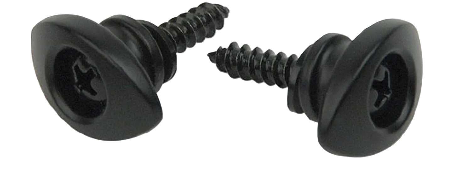 D'Addario Accessories Elliptical End Pins in Black