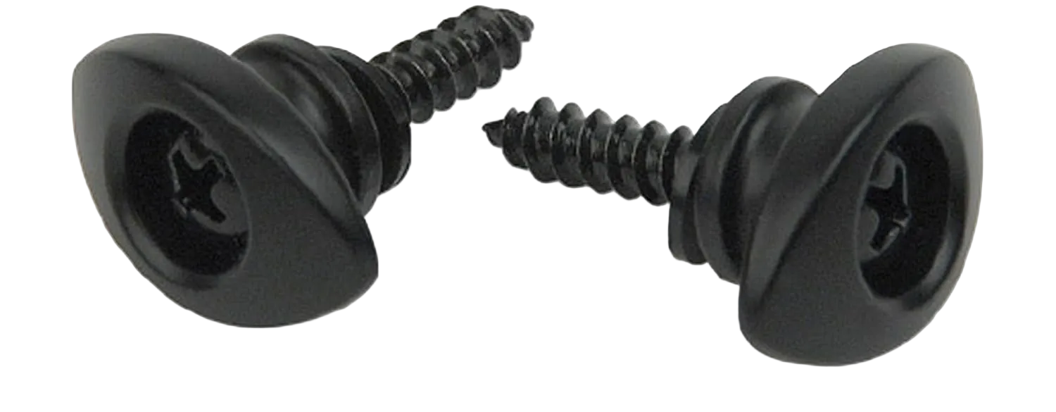 D'Addario Accessories Elliptical End Pins in Black