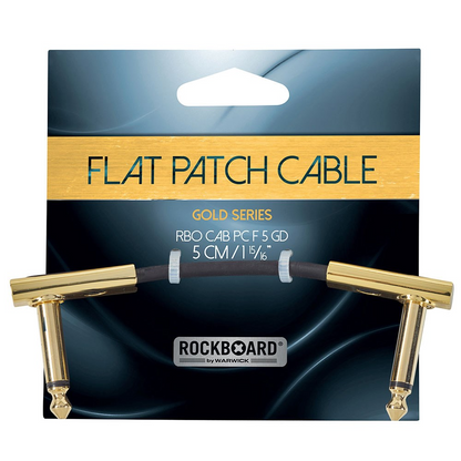 Warwick RockBoard 5 cm Gold Series Flat Patch Cable