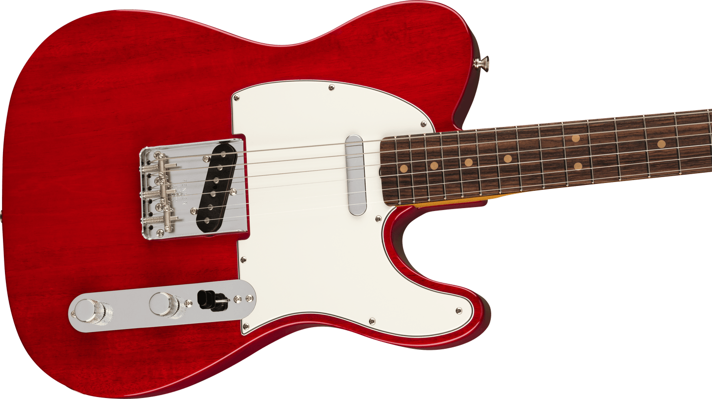 Fender American Vintage II 1963 Telecaster, Rosewood Fingerboard in Crimson Red Transparent