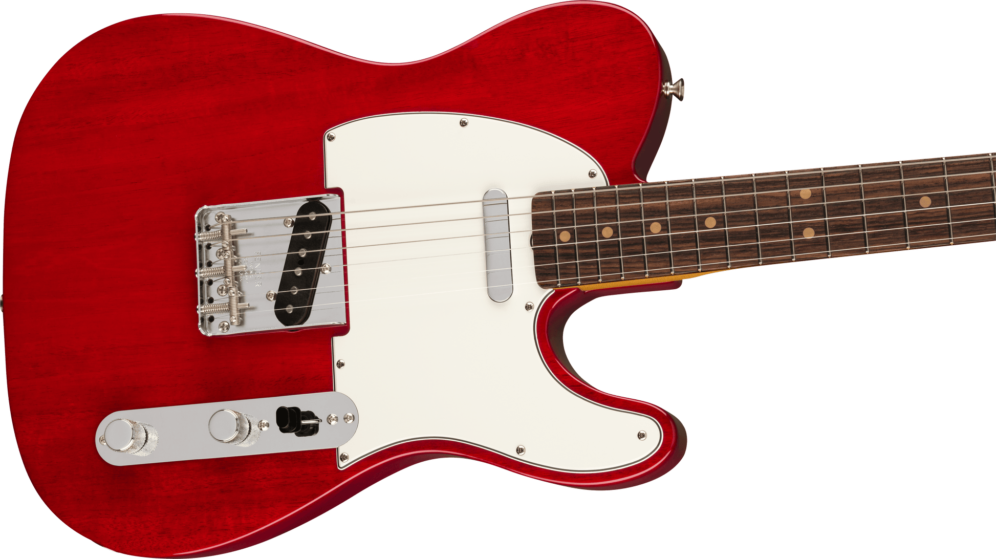 Fender American Vintage II 1963 Telecaster, Rosewood Fingerboard in Crimson Red Transparent