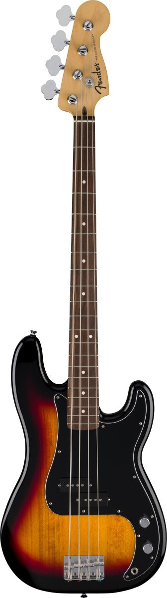 Fender Standard Precision Bass, Laurel Fingerboard, Black Pickguard in 3-Color Sunburst