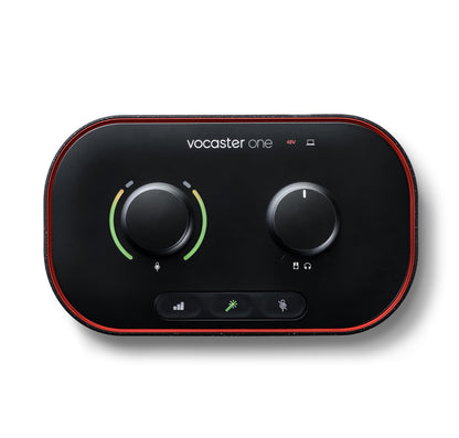 Focusrite Vocaster One Studio essential podcasting kit