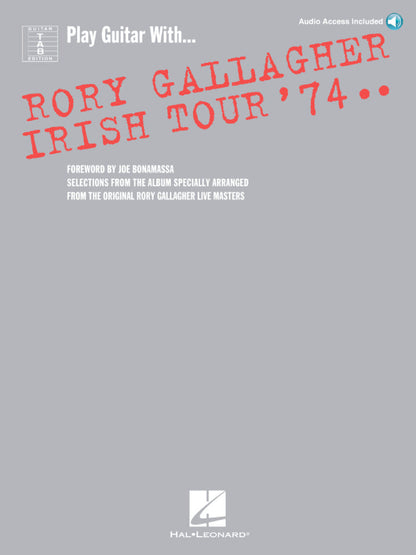 Play Guitar With Rory Gallagher Irish Tour 74