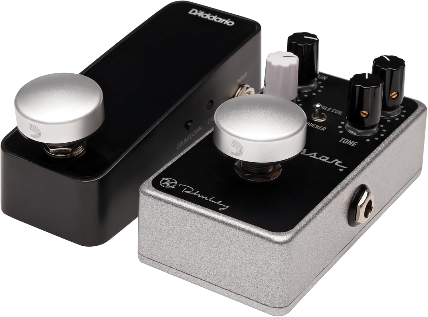 D'Addario Accessories XPND Footswitch Toppers in Silver 2 Pack