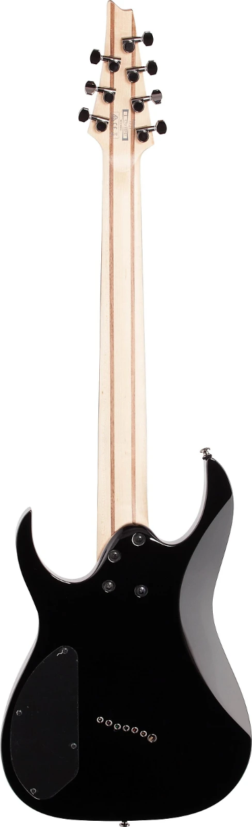 Ibanez RGMS7 7 String Multiscale Electric Guitar in Black