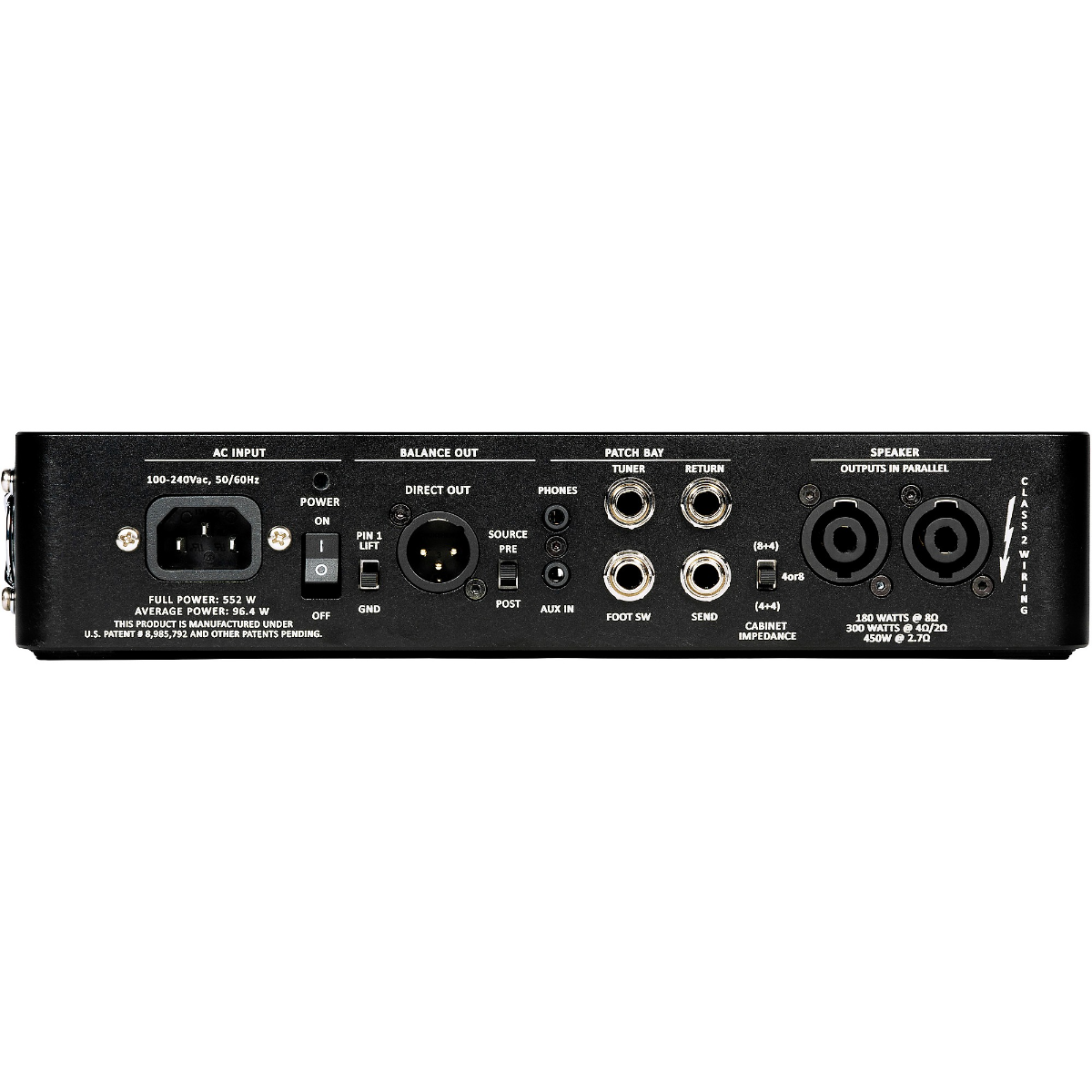 Gallien-Krueger Legacy 500 500W Ultralite Bass Amp Head