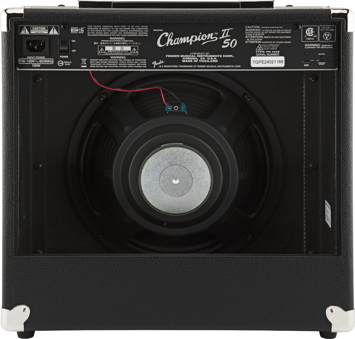 Fender Champion II 1 x 12" 50W Combo Amp