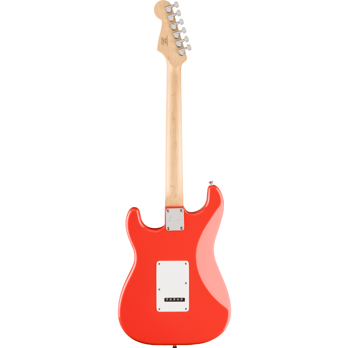 Squier FSR Squier Sonic Stratocaster, Maple Fingerboard, White Pickguard in Fiesta Red