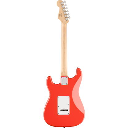 Squier FSR Squier Sonic Stratocaster, Maple Fingerboard, White Pickguard in Fiesta Red