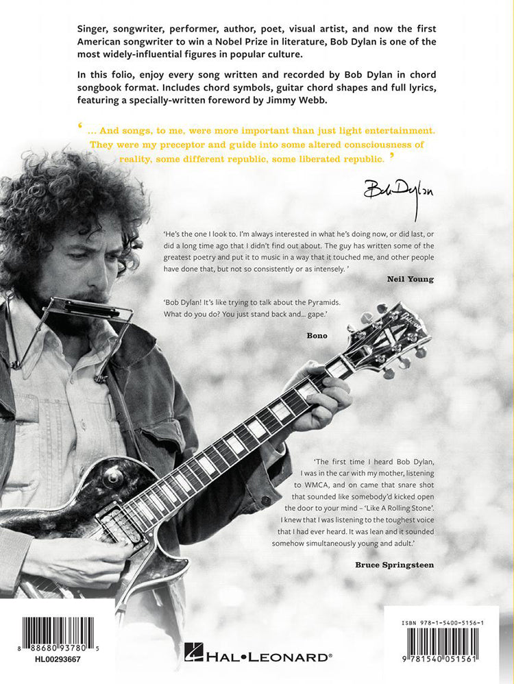 Bob Dylan Complete Guitar Chords Lyrics