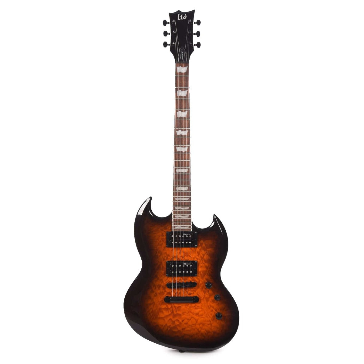 ESP LTD VIPER 256 in Dark Brown Sunburst