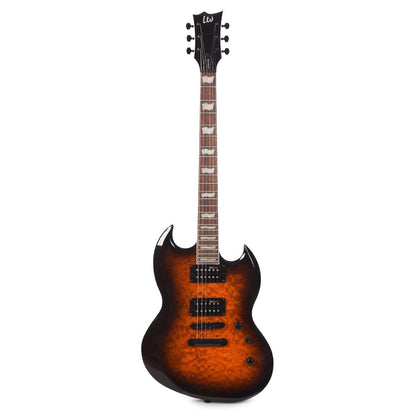 ESP LTD VIPER 256 in Dark Brown Sunburst