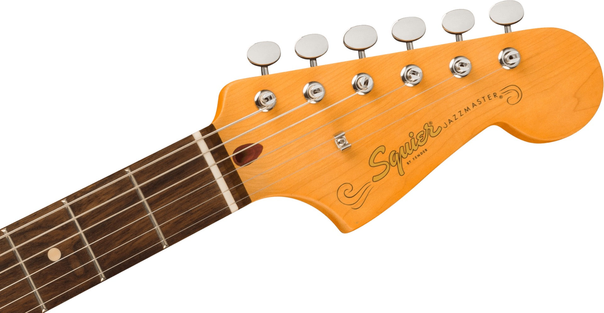 Squier J Mascis Jazzmaster, Laurel Fingerboard in Vintage White