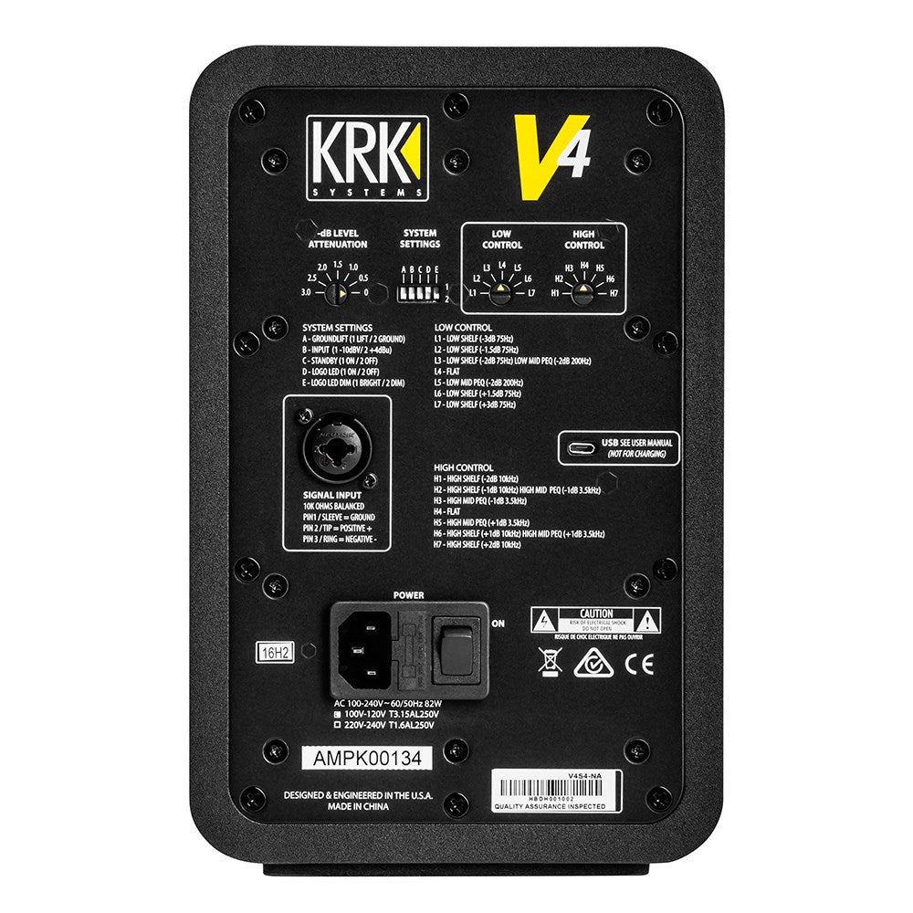 KRK V4 S4 Powered Single Studio Monitor