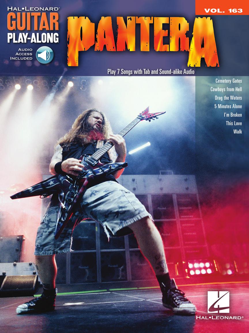 Pantera Guitar Play Along Volume 163 Bk/Ola