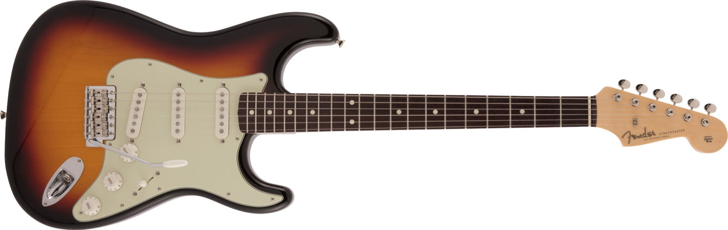 Fender Made in Japan Traditional 60s Stratocaster, Rosewood Fingerboard in 3 Color Sunburst