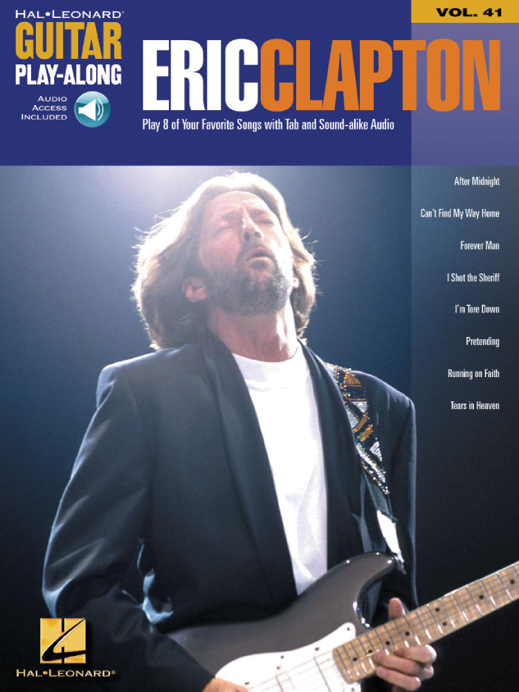 Eric Clapton Guitar Play Along Volume 41 Bk/Ola