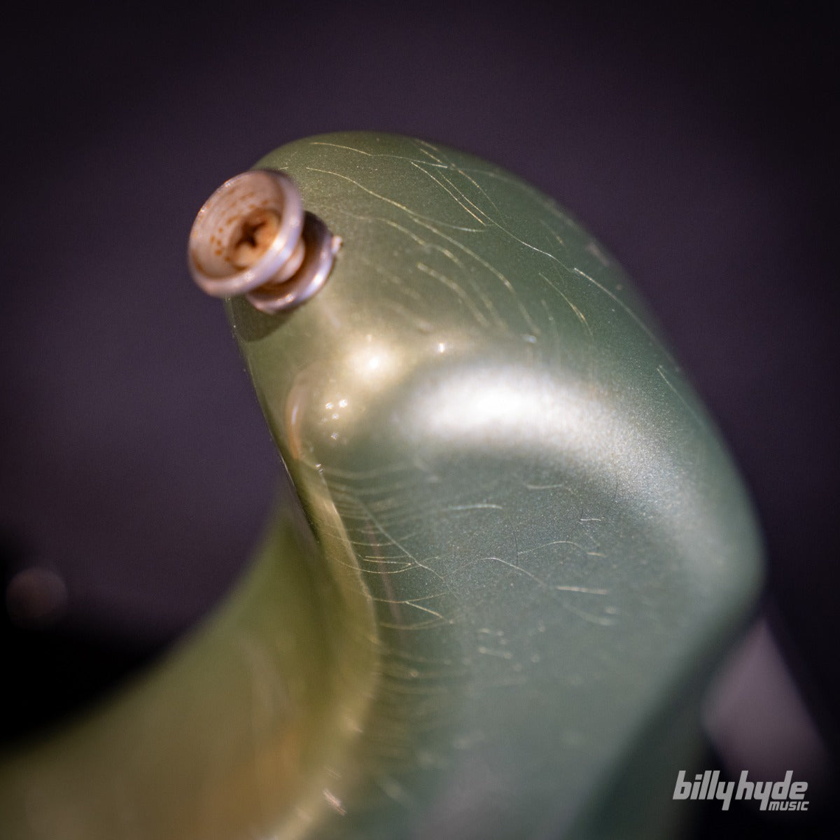 Fender Custom Shop 1959 Stratocaster Journeyman Relic Electric Guitar in Faded Aged Sage Green Metallic