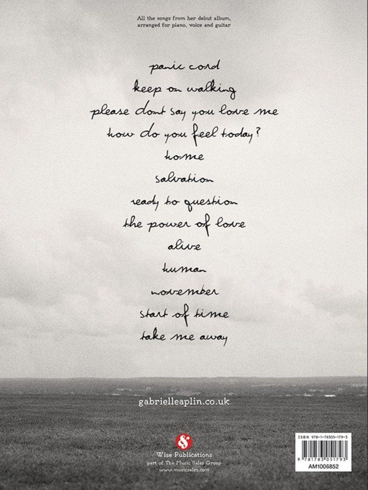 Gabrielle Aplin English Rain PVG
