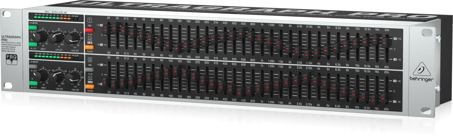 Behringer FBQ3102HD ULTRAGRAPH Pro High Definition 31 Band Stereo Graphic Equalizer
