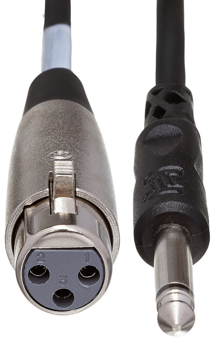 HOSA PXF103 Unbalanced Interconnect Cable XLR3F to 1/4" TS 3Ft