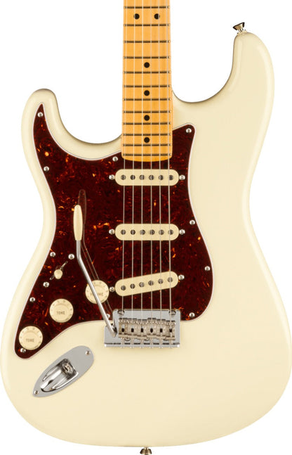 Fender American Professional II Stratocaster Left Hand, Maple Fingerboard in Olympic White