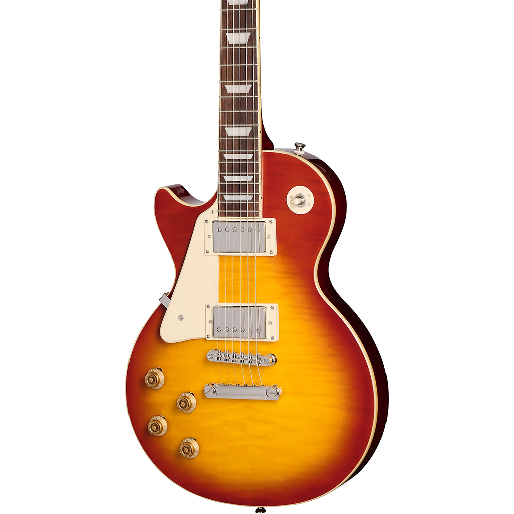 Epiphone Les Paul Standard 50s Figured Top Left Handed in Washed Cherry Sunburst