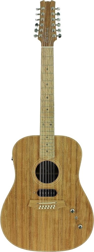 Cole Clark CCFL2E-12-BLBL-AE-HUM 12-String Dual Output in Natural