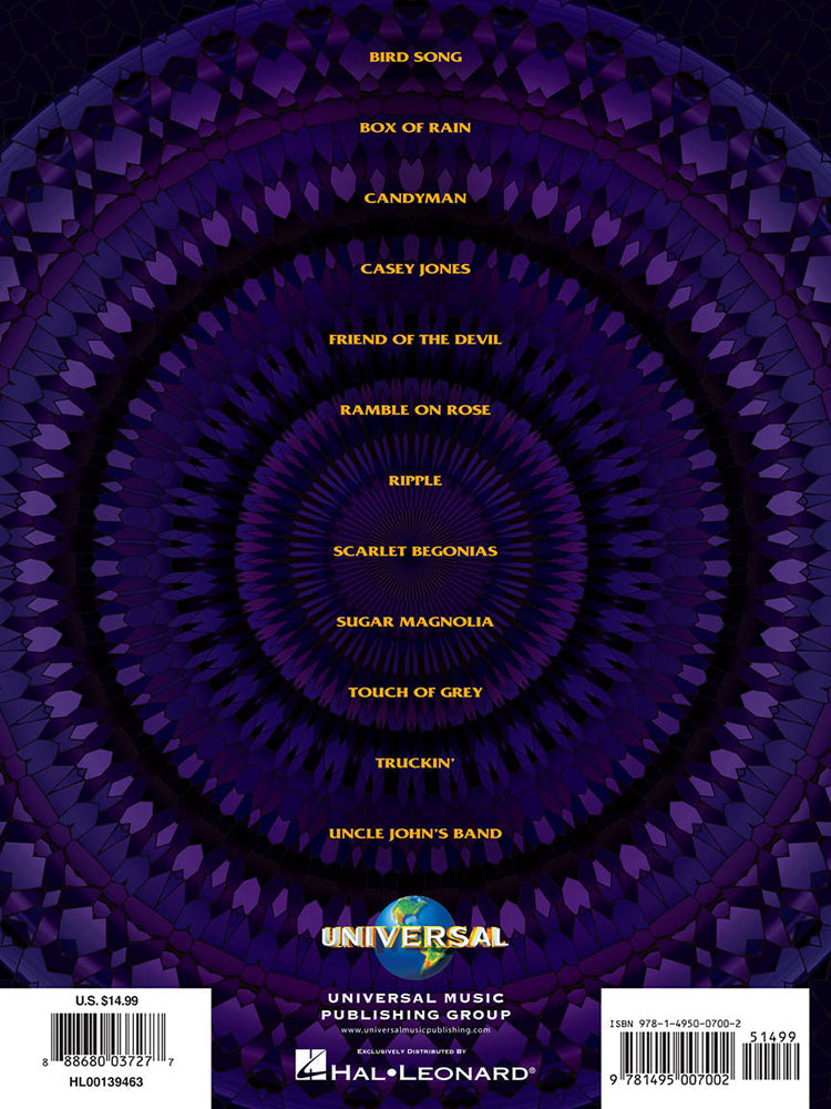 Grateful Dead For Easy Piano